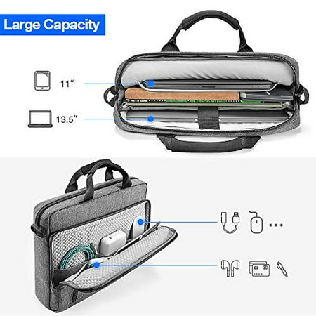 Botanical Floral Pattern Jasmins Laptop Handbags 14 Laptop Shoulder Bag Messenger Bag Case Notebook Handle Sleeve Neoprene Soft Carring Tablet Travel Case